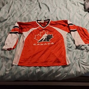 Vintage TEAM CANADA Hockey PRACTICE JERSEY Mens‎ Sz M